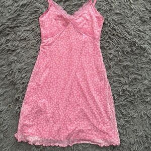 H&M Pink Floral Mini Dress